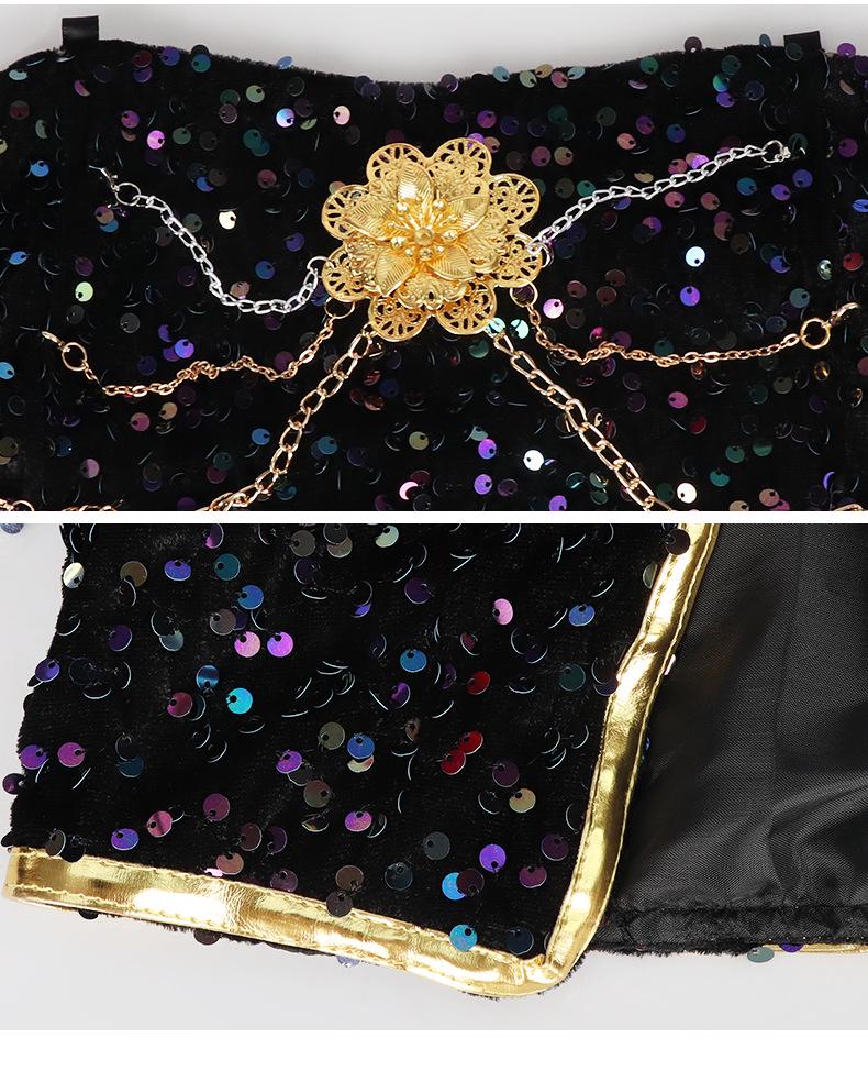 Costume de Cosplay Anime Chasseur de Démons - Tenue de Performance Noire et Or pour Lumi, Zoe, Mila