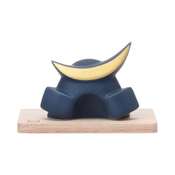 Yakushi Kiln Glazed Helmet (Matte Blue) 5810 [May Doll Boy s Festival Boy Figurine]