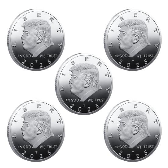 Liberty piemiņas monēta, metāls Trampa monēta 47. ASV prezidenta kolekcionējamā žetonu dāvana MAGA/KAG atbalstītājiem