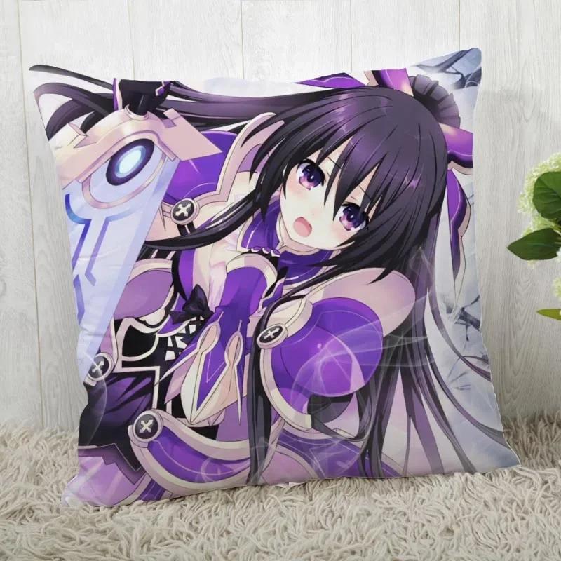 DATE A LIVE Pillow Cover Customize Pillow Case Modern Home Decorative Pillowcase For Living Room 45X45cm A19.12.13
