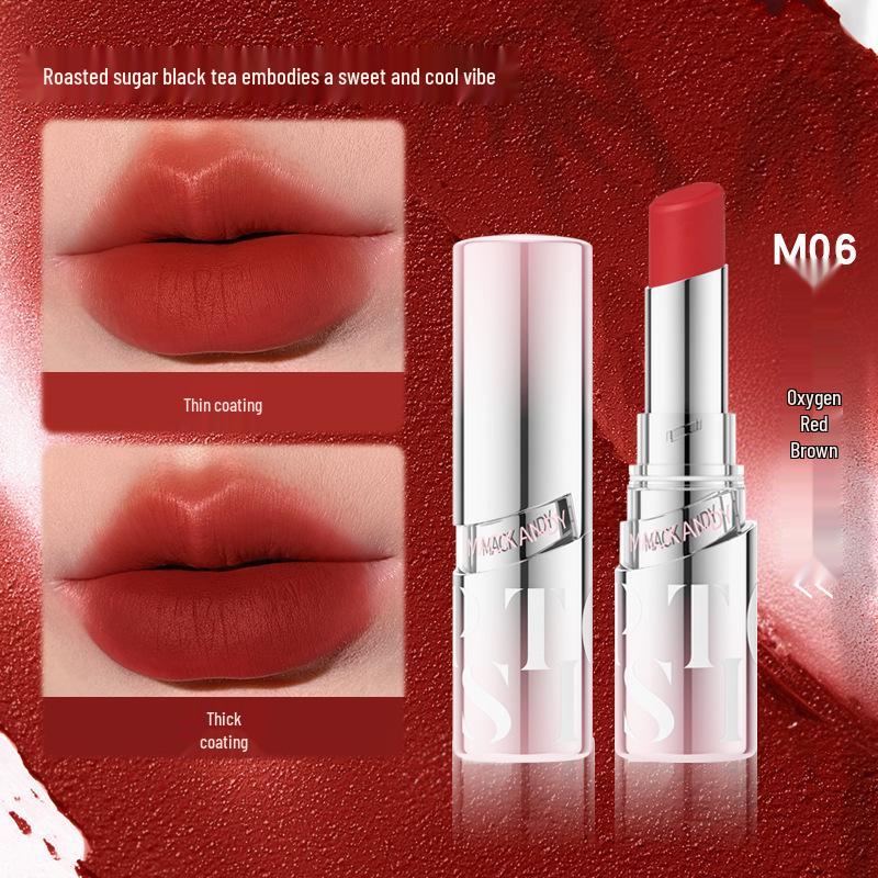 Mark Andy Mist Kiss Velvet Matte Smooth Lipstick – Natural, Non-Stick, Color-Locking Formula