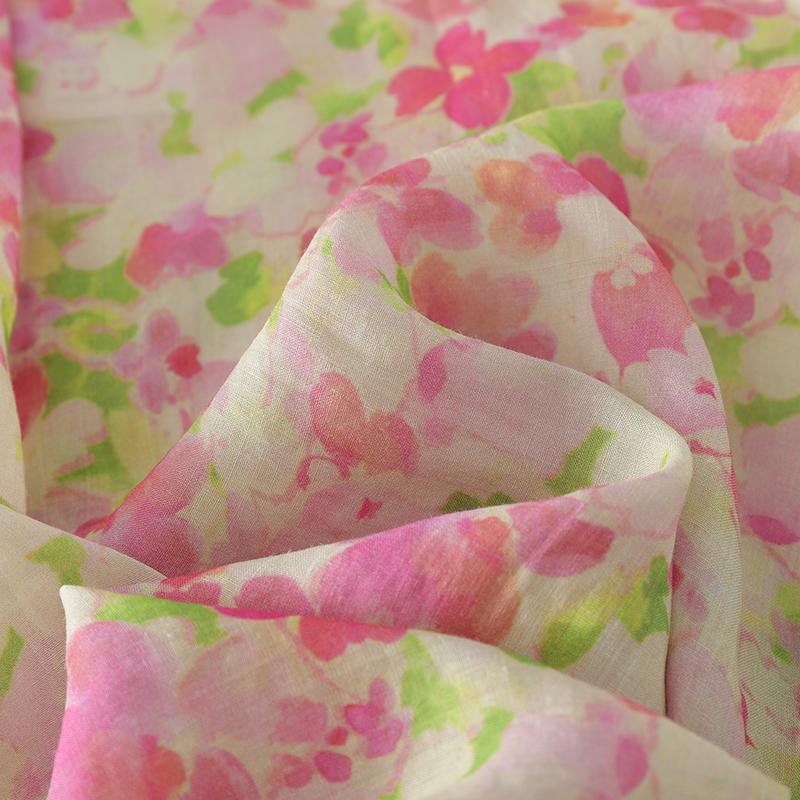 DIMANAF 2025 New Plus Size Women Print Floral Tops Shirts Tees Casual Loose Blouse Autumn Cotton Long Sleeve