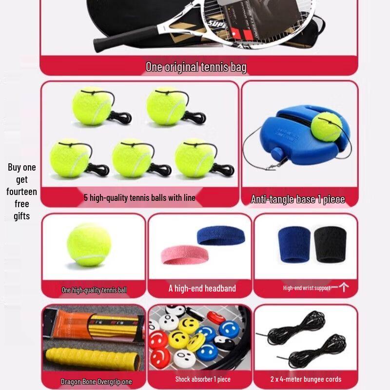 Solo Tennis Rebound Trainer