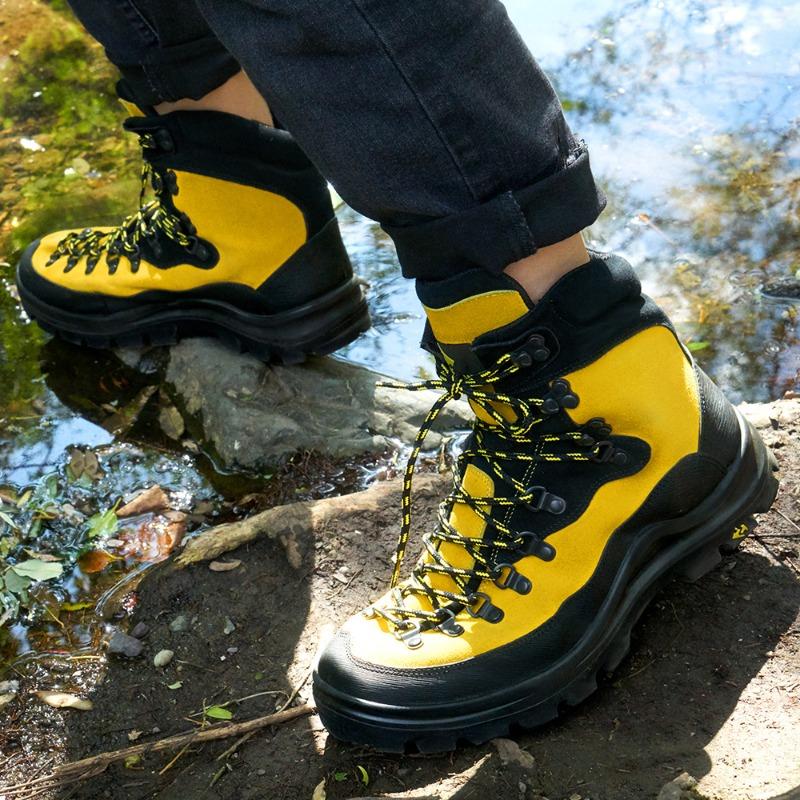 

Outdoor all-terrain fashion high-end leather professional men s and women s breathable waterproof 44 жёлтый