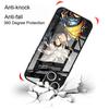 Glass Phone Cover Case for iPhone 17 Pro Max 12 16 15 Plus 8 XR 13 11 Air 14 D-ragonS B-allS Son Goku