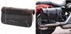 DEGNER Synthetic Leather Saddlebag for Motorcycles DSB-8 (Black)