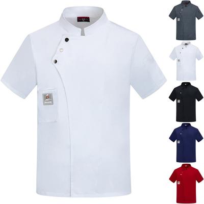 Kochuniform mit Ärmeln, Herrenbekleidung, Catering, Arbeitsuniform, Rücken, Küchenuniform, Herrenoberteil