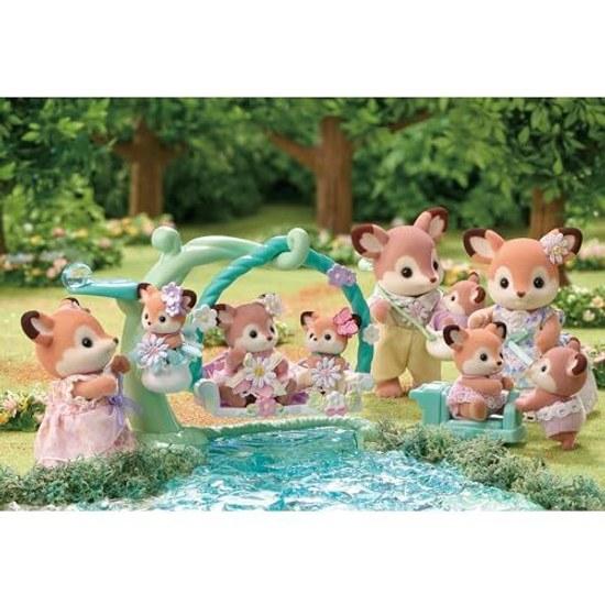Sylvanian Families Doll Deer Family FS-53 ST Mark Certified Ages 3 Up Toy Dollhouse EPOCH