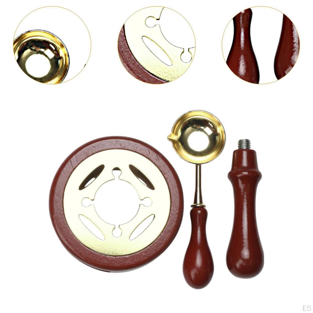 Wax Seal Kit Featuring Melting Tools for Wedding Invitations And Gift Cards