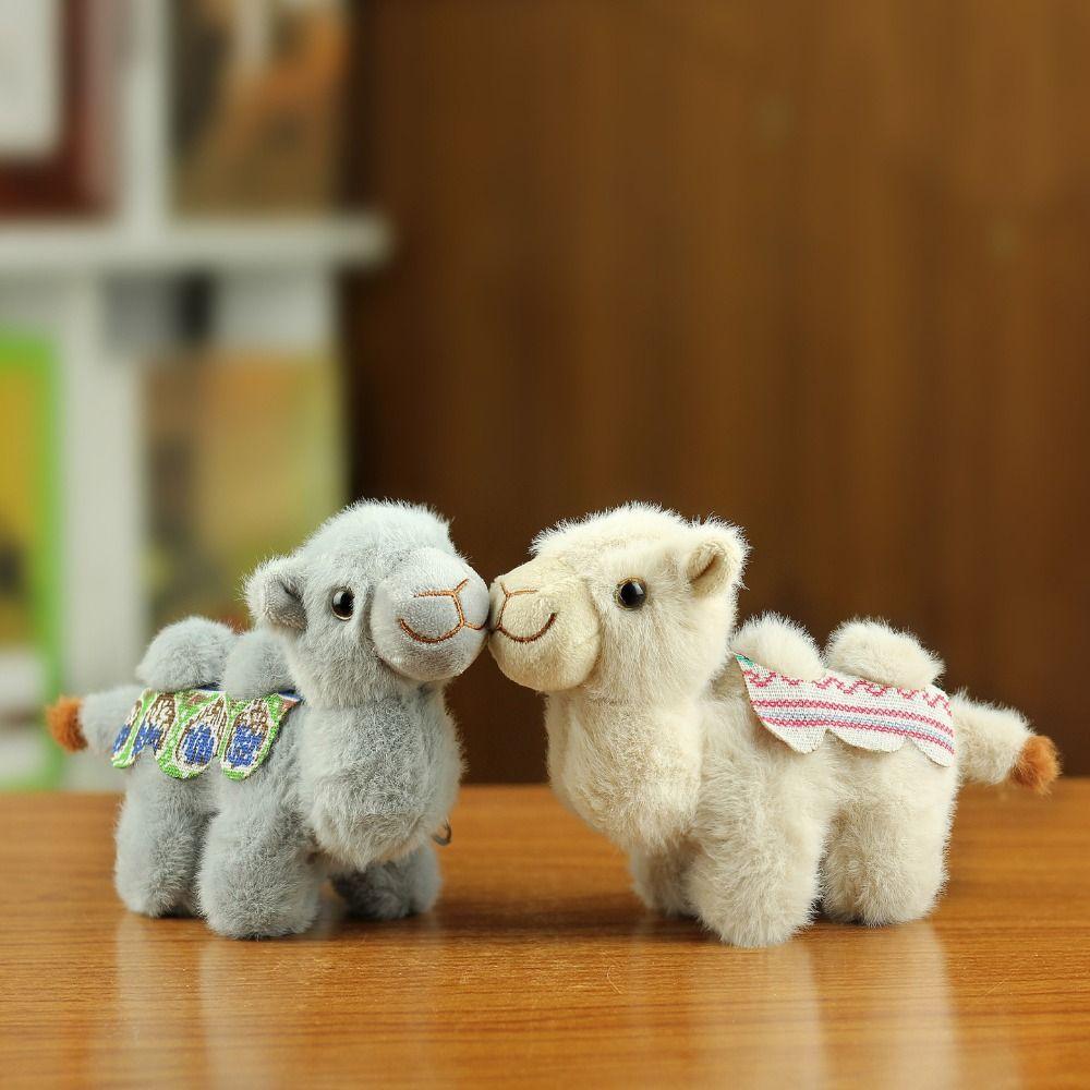 Plush Plush Camel Keychain Cute Style Animal Keychain Fashion Stuffed Camel Toy  Purse Accessories