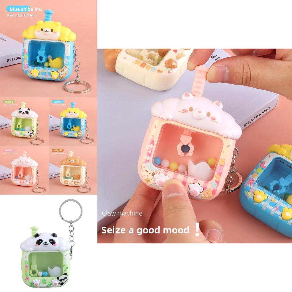 Kids Cuter Panda Cat Toy Keychain For Kids With Plastic Construction For Children And Teens