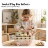 Wooden Ice Cream Cart Pastel Young Child for Playroom