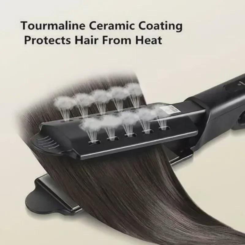 Cross-Border Ionic Hair Straightener - Adjustable Temperature for Dorm & Home
