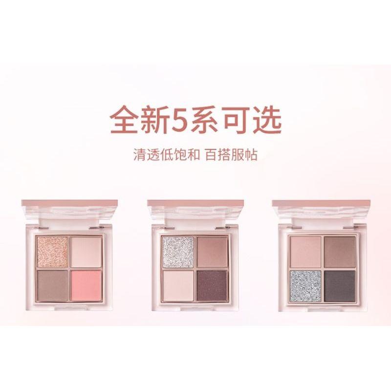 CZEL - Wasserwellen-Rosa-Nebel Vierfarben-Lidschattenpalette - 5 Arten