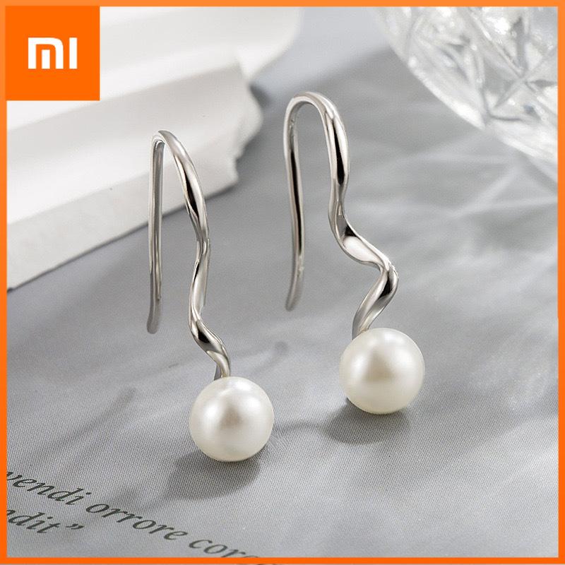 Xiaomi BF CLUB 925 Sterling Silver Long Pearl Earrings For Women Trendy Earring Jewelry Prevent Allergy Party Accessories Gift