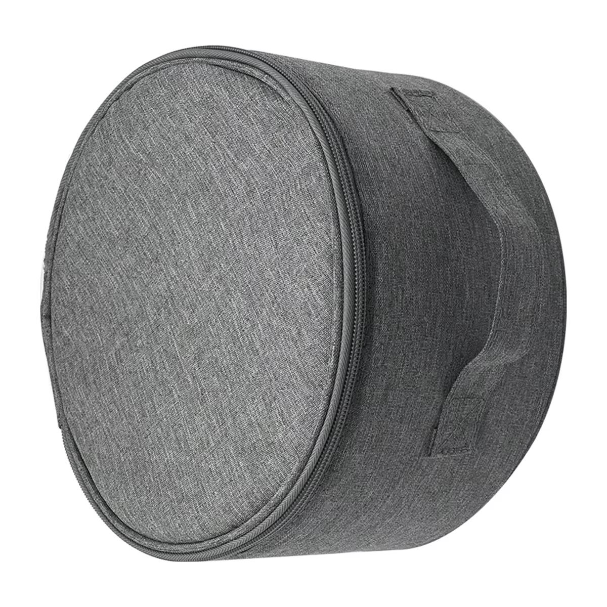 

Телескопическая сумка для хранения веера, Складная сумка для хранения веера, Ударопрочный круглый косметический кейс с ручкой, Водонепроницаемая сумка для веера