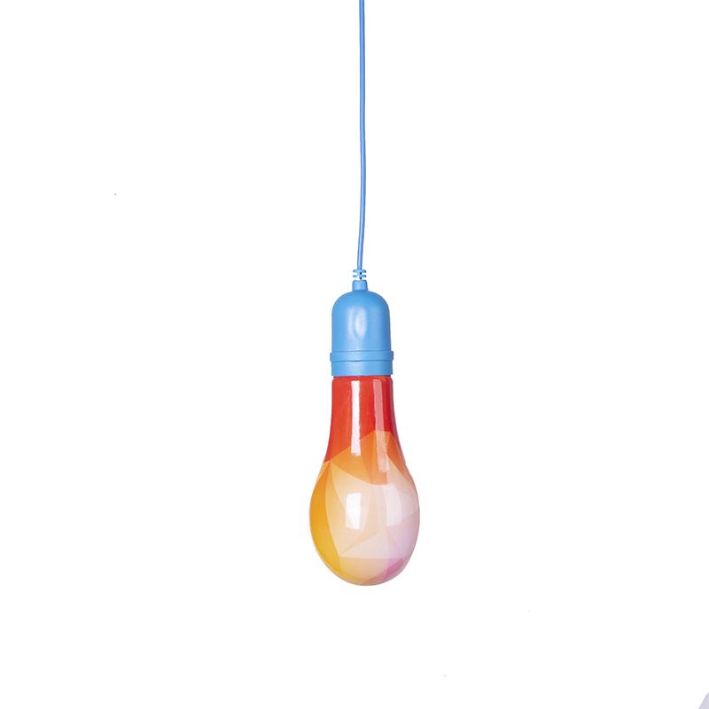 Colorful LED Tree Pendant Light - Glazed Wishing Bottle for Outdoor Festival and Street Decoration