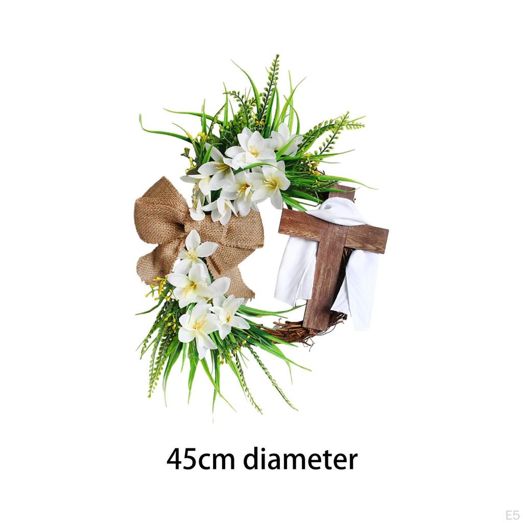 Cross Wreath Bouquet for Home Decor