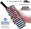 Customizable Nautical Anchor Striped Beach Towel Polyester Bath Mat Gift for Boat Pool Summer Coastal Sailor Decor