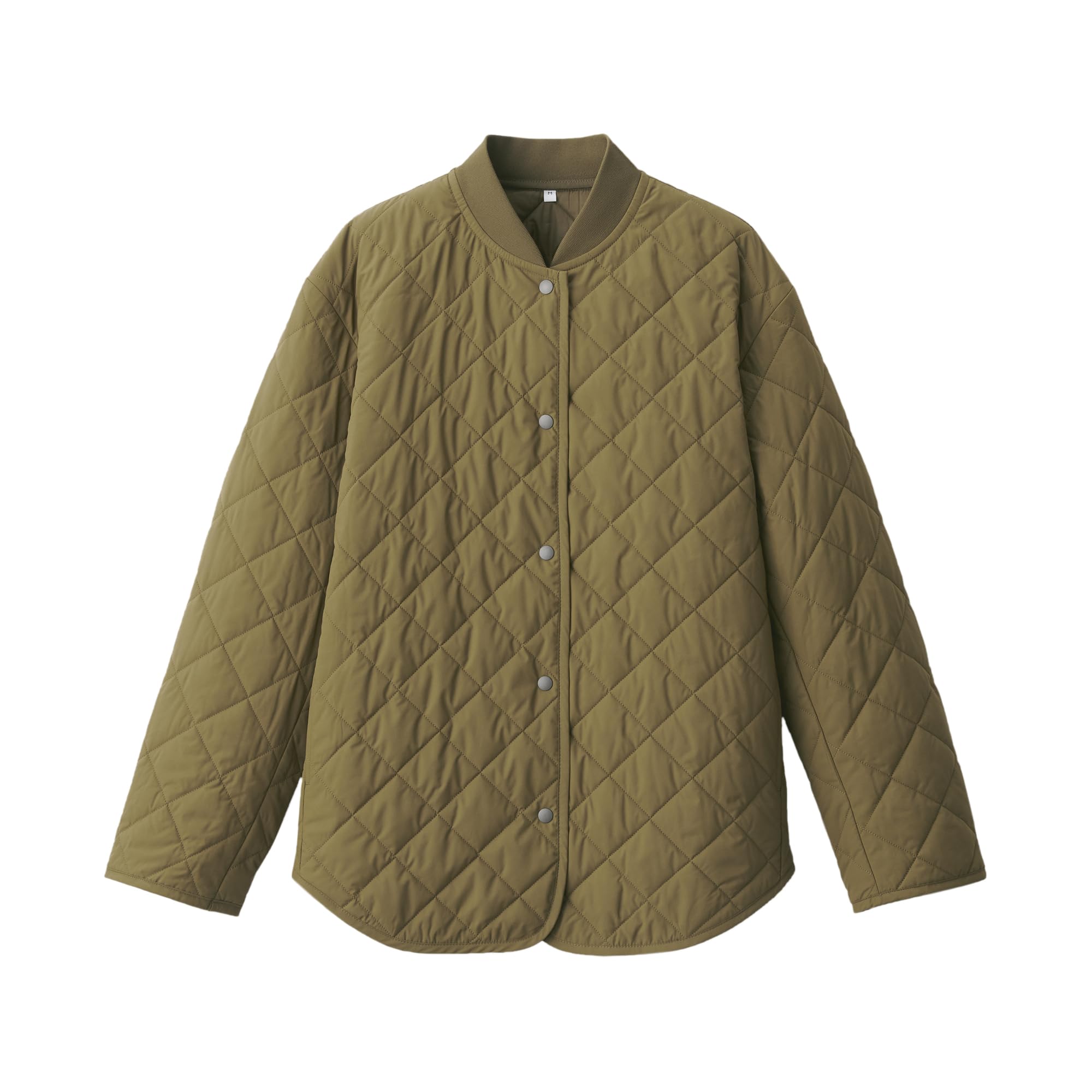 

Женская стеганая куртка MUJI, размер L, цвет хаки, можно стирать, (BD0YTA4A)