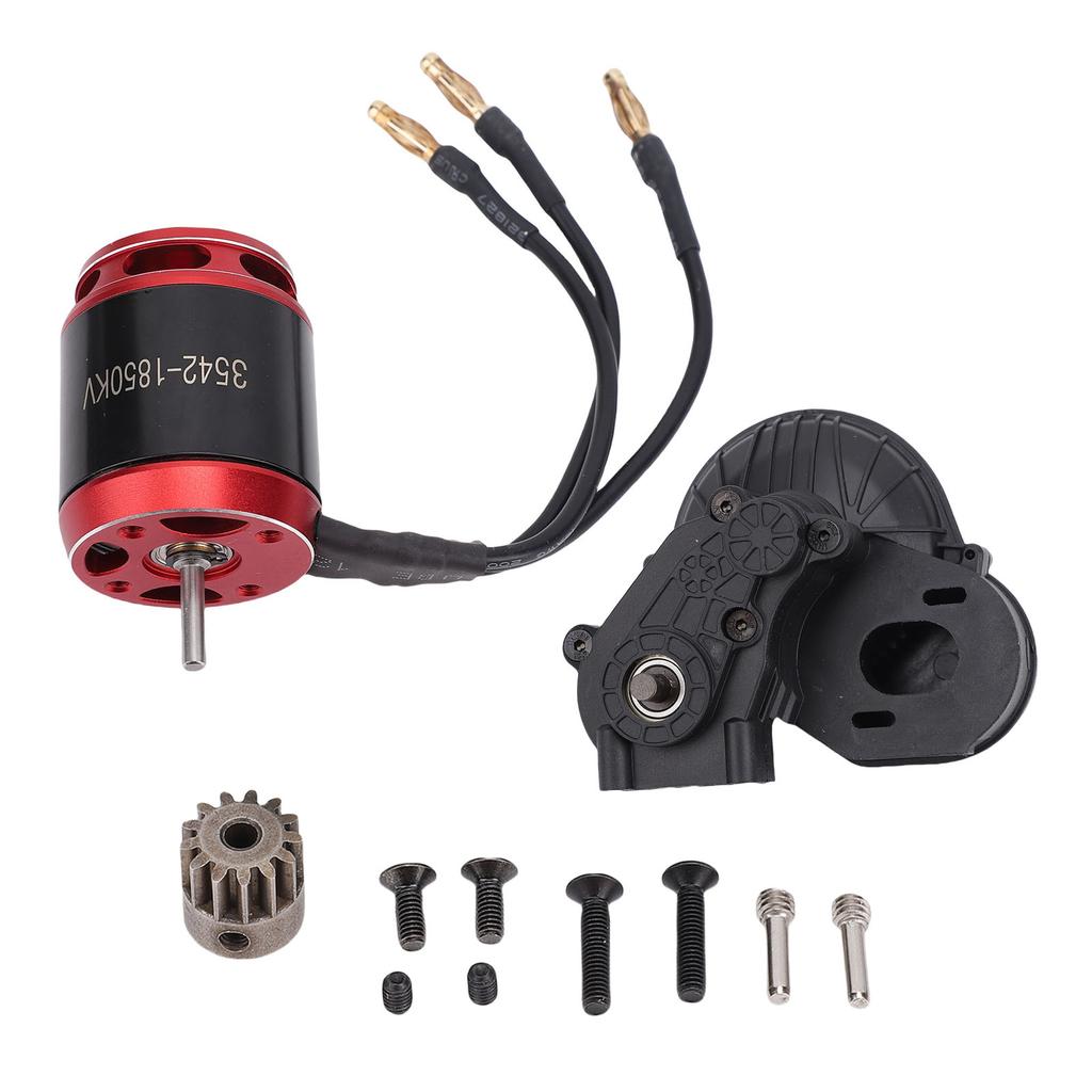 RC Low Linearity Brushless Outrunner Motor Replacement for Axial SCX10 1 10 4.0 Banana Plug 1850KV RC Crawler Outrunner