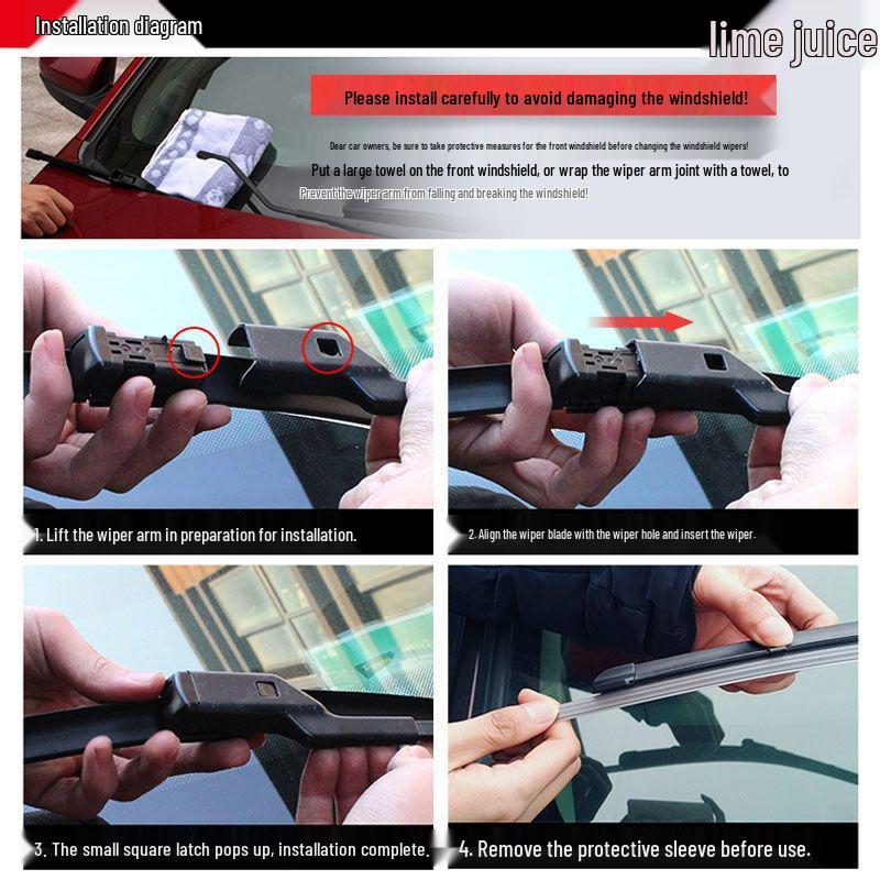 Silent Wiper Blades for Geely Vision X3 (2017-2021 Models)