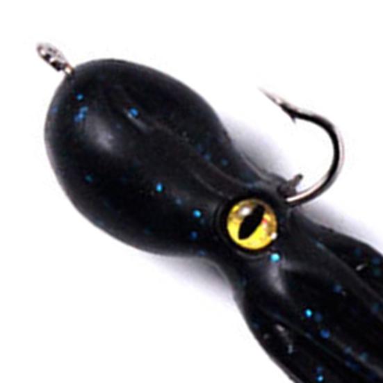 21g/11cm Reusable Squid Bait Attractive Far Throwing Distance Convenient Carrying Double Hooks Artificial
