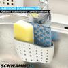 SCHWAMMOX Sponge Holder Kitchen Sink Organizer Sponge Holder Shelf