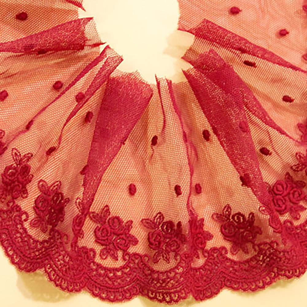 

1 ярд Белый Бежевый Зеленый Цветочный Кружевной Трим Вышитый Кружевной Сетчатый Материал 9 см Шириной бежевый