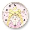 Sailor Moon Anime Silent Wall Clock with Automatic Time Setting for Girls' Bedrooms and Living Rooms