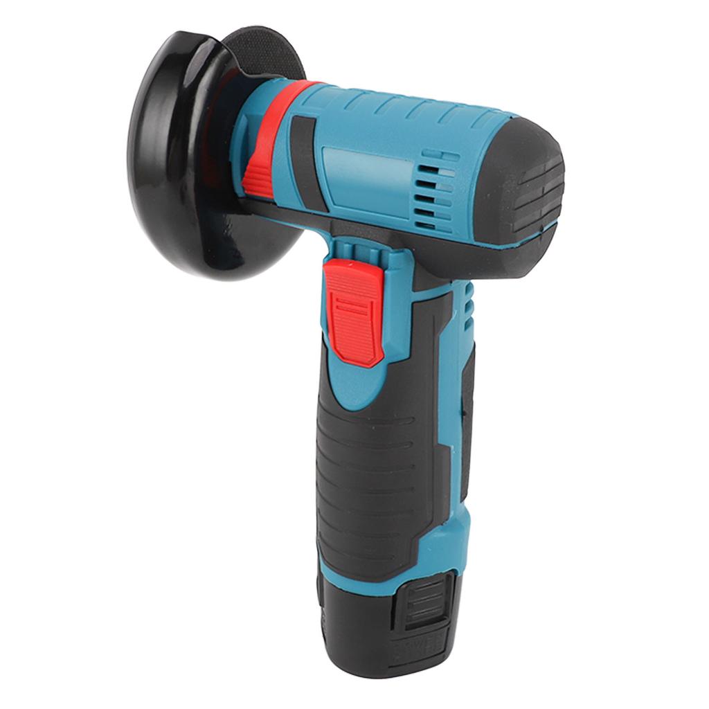 Mini polizor unghiular periat cu 2 discuri de tăiere 12V 100?Instrument electric de șlefuit 240V 1500mAh 19500rpm