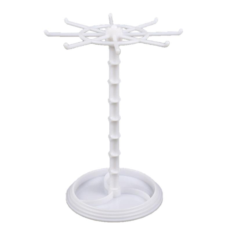 Plastic Jewelry Stand for Earrings Pendants Bracelets Jewelry Display Stud Earring Holder Jewellery Rack 2 Height