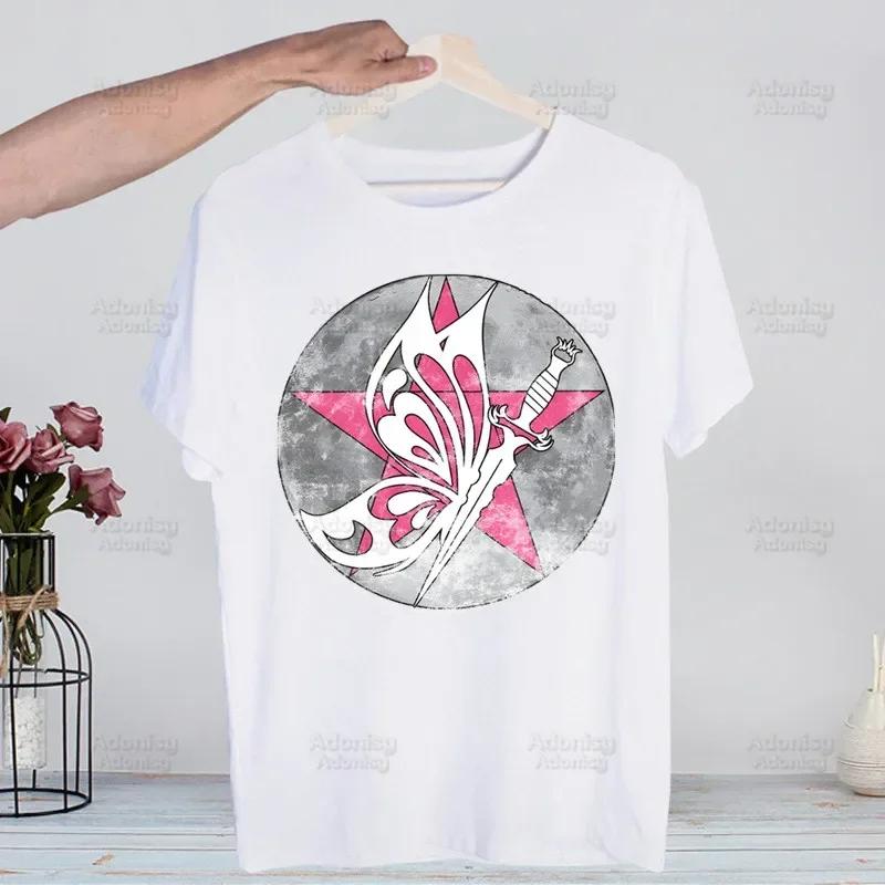 Jojo Bizarre Adventure Men Hip Hop T Shirt Harajuku Jolyne Cujoh TShirts Short Sleeve Casual T-Shirt Stone Ocean Tops Tees