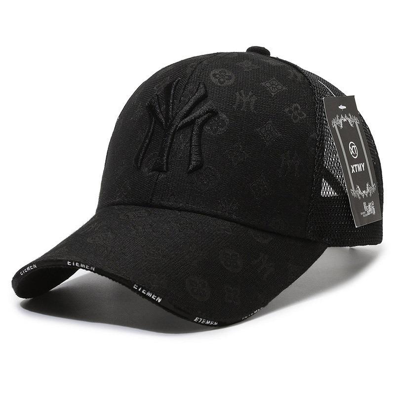 Ladies  baseball cap with high-end feel, large , cap, sun and sunshade cap, quick drying mesh cap one size чёрный