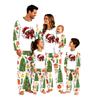 Christmas Print Long Sleeve Long Pants Family Matching Loungewear Set