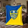 Pătură Flanelată cu Imprimeu Fotbalistic Leeds United Moale Caldă Canapea Pat Pătură Aruncată Pentru Acasă Birou Dormitor