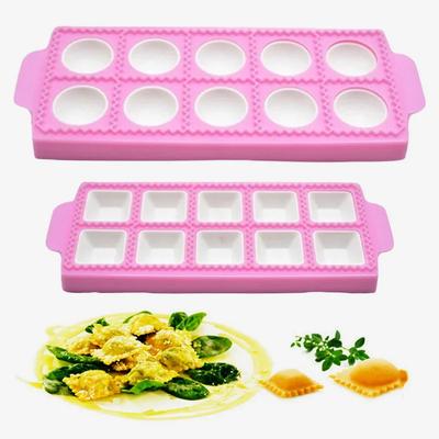 Küchenwerkzeuge 10 mit Tortellini-Formen Ravioli Aluminiumform Teigtaschen Teigtaschen Küche DIY-Werkzeuge zur Herstellung von Teigtaschen