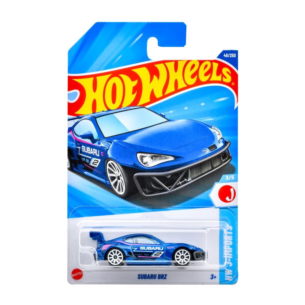 Hot Wheels Subaru BRZ Pedal Ride-On Toy Mini Car JFN54 Blue for Ages 3 and Up