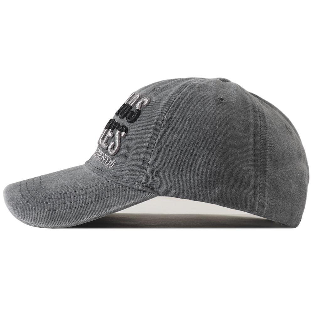 New Unisex Retro Letters Embroidered Baseball Cap Casual Sun Protection Peaked Caps For Women Men Outdoor Sunshade Hats