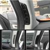 For Hyundai Santa Fe -22 2pcs Carbon Fiber Upper Air Outlet Vent Cover Trim