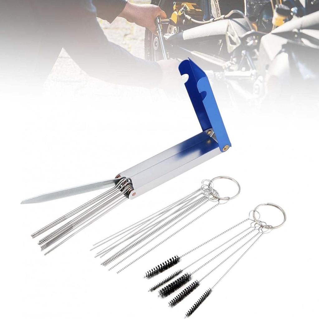 Tibemi Carburetor Cab Cleaning Brush 304 Stainless Steel Cleaning Wire Spiral