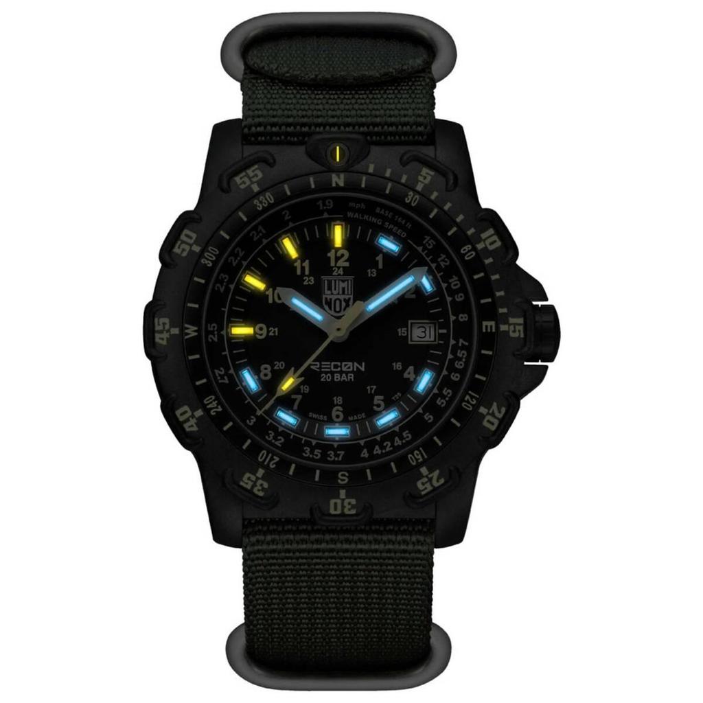 Used Luminox Luminox XL.8826.MI Recon Military Black Green Recon Sapphire Crystal