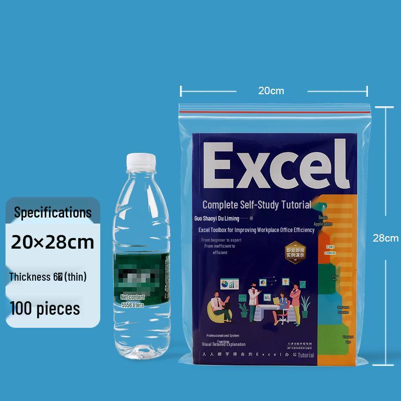 Cross-border Exclusive Multi-spec Food-Grade Ziplock Bags