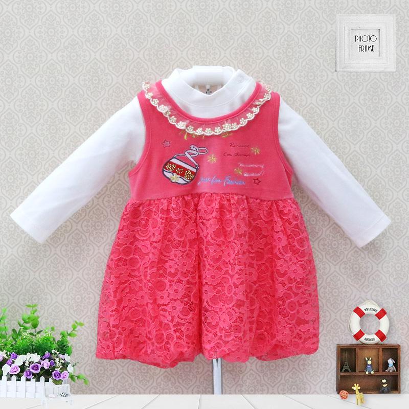 

Tddler Kid Girls Одежда для младенцев Велюровая зима-весна Рубашка с длинными рукавами Плюс платье Пуговицы сзади Вышитая детская одежда Одежда Юбка Платья 2 шт./компл. 92 красный