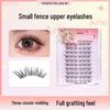 Fox-Style Angled False Eyelashes: Small, Sectioned Upper Lashes for Light Features, Yu Xiao Ya, 3-Step Camera Ready