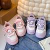 2025 Autumn/Winter Girls' Cartoon Sports Shoes - Plus Velvet, Warm Cotton, Stylish Casual Sneakers for Kids