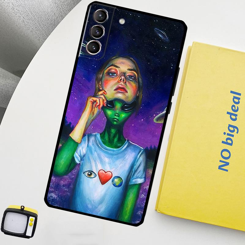 

Mushroom Moon Shroom Farmer Phone Case For Samsung Galaxy S26 S25 S24 Ultra S20 S21 S22 S23 Plus S10 S24 FE S25 FE Cover Galaxy S24