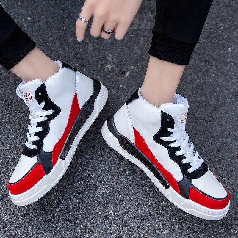 Мужские кроссовки из искусственной кожи — фото 7