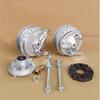 Motorcycle Accessories JH70 CUB Front and Rear Wheel Drum Spokes Steel Wire Wheel Brake Drum Cover Assembly