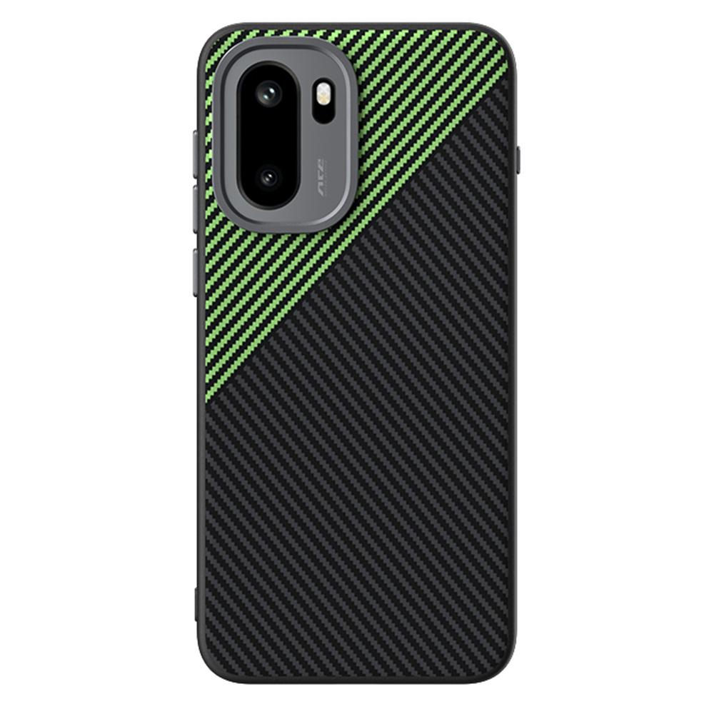 ABEEL For OnePlus 15R 5G/Ace 6T 5G Magnetic Case Carbon Fiber Texture TPU PC PU Phone Back Cover